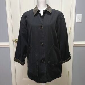 Climate Zone Chore Barn Coat Jacket Black L Workwear Style Streetwear
